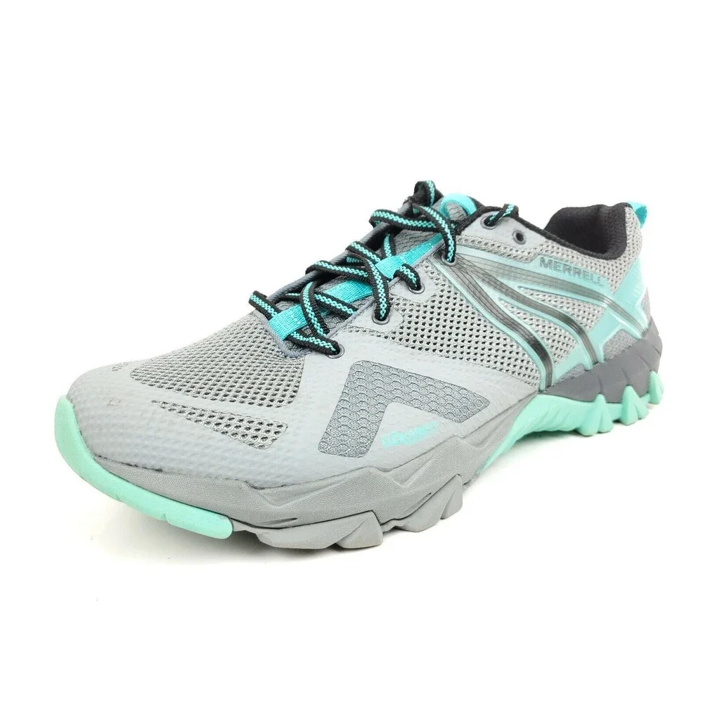 Merrell MQM Flex Women's Monument Hiking Shoe J05514 Size 5.5 Green Gray